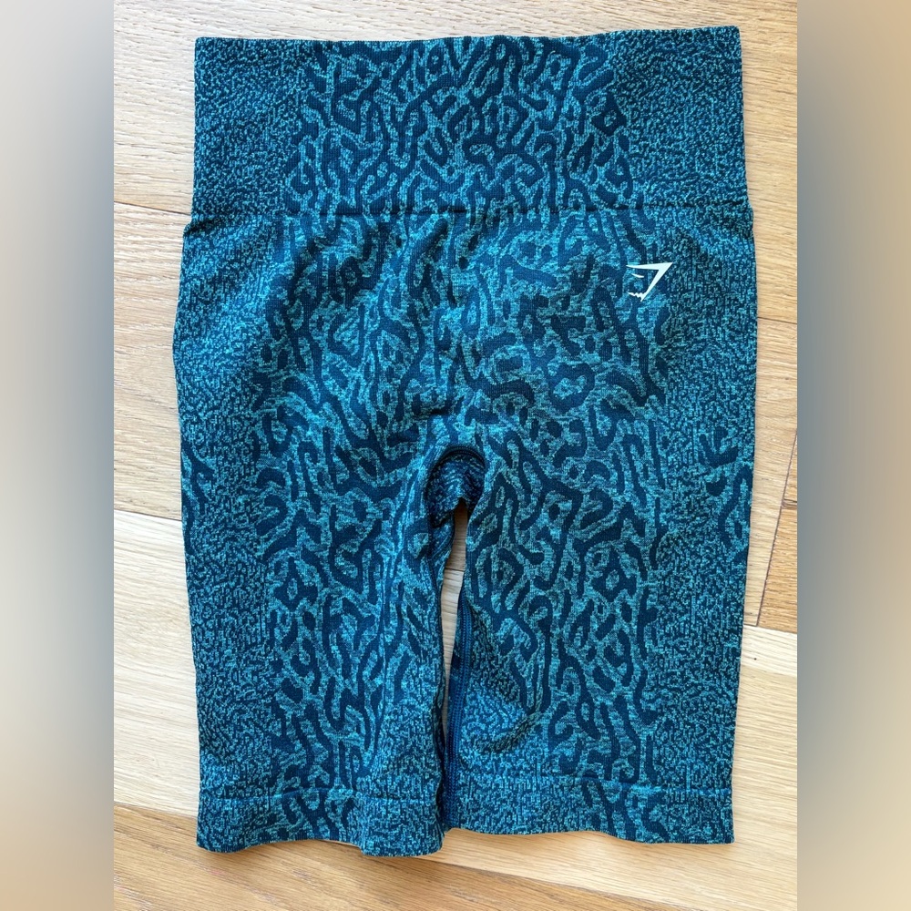 Gymshark Kids Teal Pattern Leggings